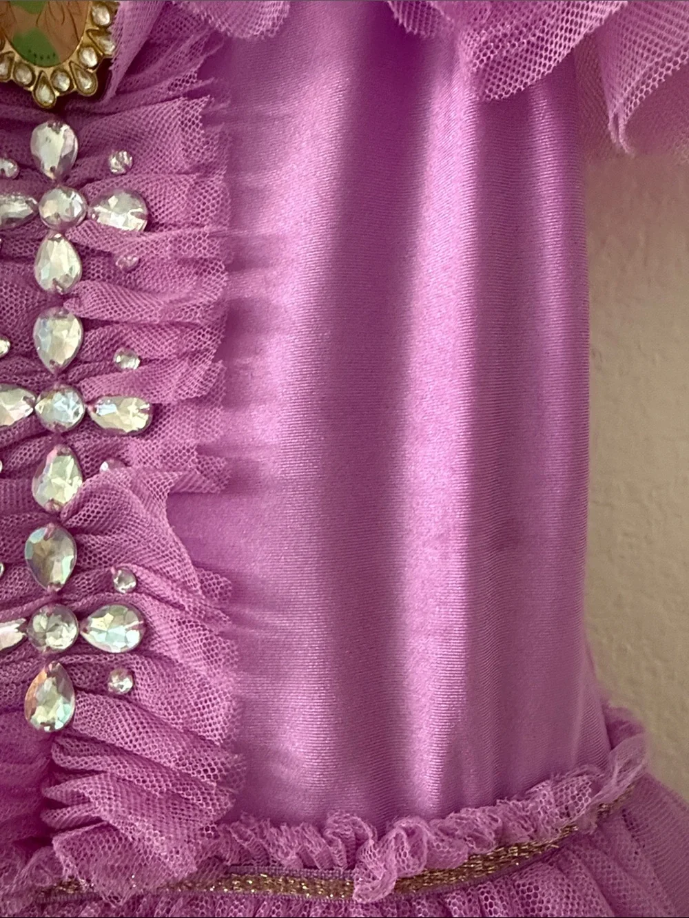 Purple Princess Jasmine Tulle Costume Dress for Kids